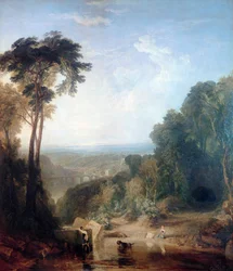 Traversée du ruisseau, vers 1815