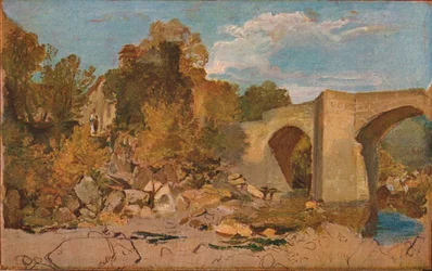 Pont de Devonshire avec Cottage, 1813