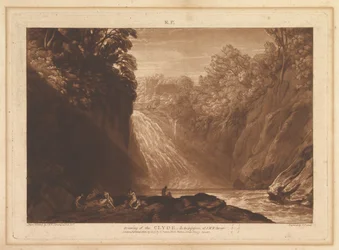 Dessin de la Clyde, Liber Studiorum, partie IV, planche 18, 29 mars 1809