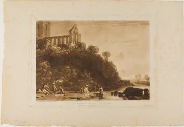 Abbaye de Dumblain, planche 56 de Liber Studiorum
