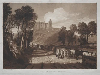 Liber Studiorum : Colline de Sainte-Catherine, près de Guilford