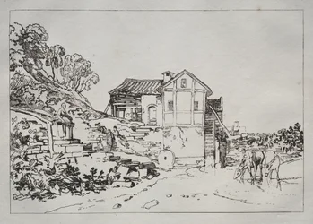 Liber Studiorum : Moulin à eau
