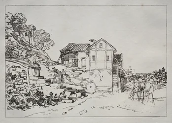 Liber Studiorum : Moulin à eau