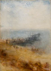 Jetée de Margate (huile sur toile)