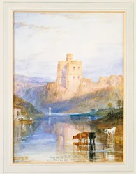 Château de Norham : Une illustration de Marmion par Sir Walter Scott, 1818