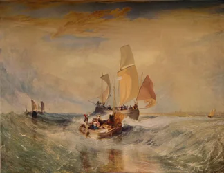 Maintenant pour le peintre, passagers de corde montant à bord, 1827, 1938