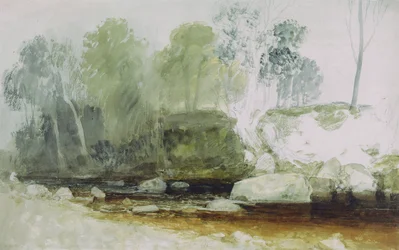 Sur le Washburn : Une étude, c.1815
