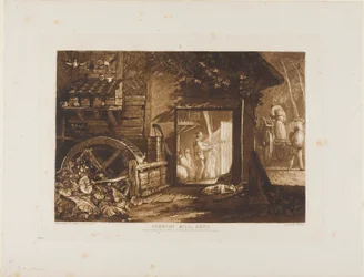 Moulin de Pembury, Kent, planche 12 de Liber Studiorum