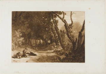 Procris et Céphale, planche 41 de Liber Studiorum