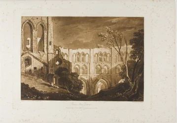Abbaye de Rivaux, planche 51 de Liber Studiorum