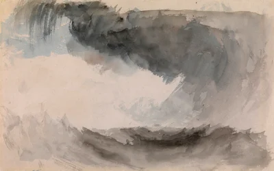 Tempête en mer