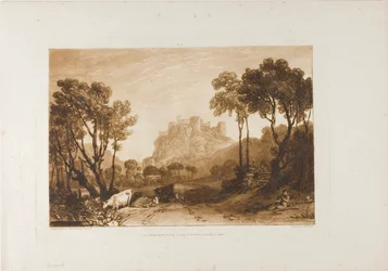 Le château au-dessus des prés