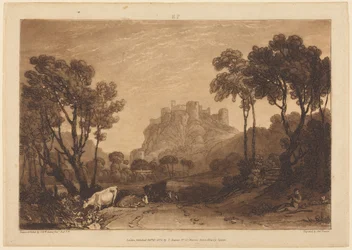Le château au-dessus des prairies
