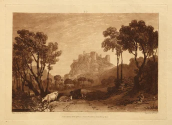 Le château au-dessus des prés