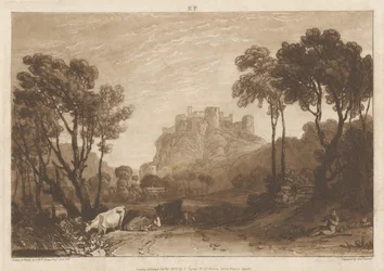 Le château au-dessus des prés
