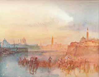 Venise : La Salute depuis S. Giorgio Maggiore, 1909