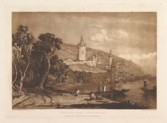 Ville de Thoune, Suisse, Liber Studiorum, partie XII, planche 59, 1er janvier 1816