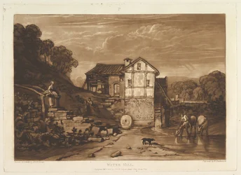 Moulin à eau Liber Studiorum, partie VIII, planche 37