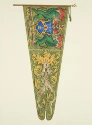 Bannière des plâtriers, inscrite 