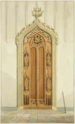 Portes fabriquées par Clarke, de chaque côté de l