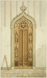 Portes fabriquées par Clarke, de chaque côté de l