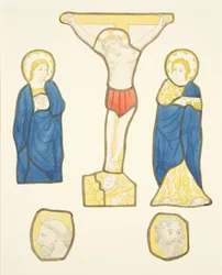 Figures dans les vitraux d