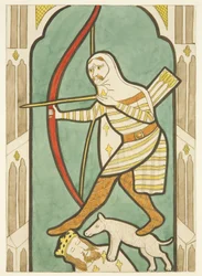 Vitraux dans les fenêtres nord et sud du chœur de la cathédrale de Bristol