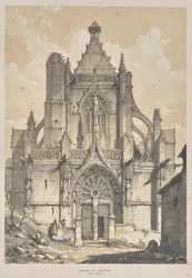 Architecture du Moyen Âge: Église à Serran, près de Gisore