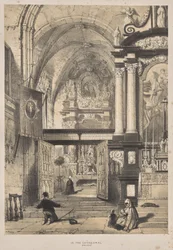 Architecture du Moyen Âge: Dans la Cathédrale, Bruges