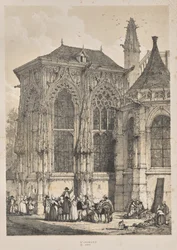 Architecture du Moyen Âge: St. Jacques, Dieppe, Extrémité Est, Extérieur