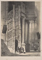 Architecture du Moyen Âge: Escalier, St. Maclou, Rouen