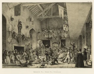 Salle de banquet, Haddon Hall, Derbyshire