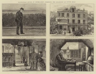 Hauteville House, St Peter Port, Guernesey, la résidence de Victor Hugo