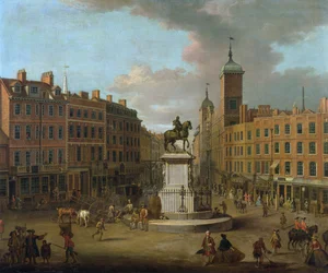 Vue de Charing Cross et de Northumberland House, 1746