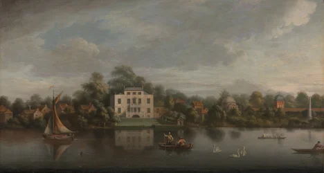 Villa du Pape, Twickenham, vers 1755