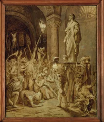 Clovis, roi des Francs (painting on canvas)