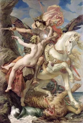 La Délivrance : Ruggiero et Angelica, 1876