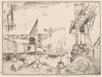 Grues à Duisburg