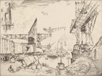Grues à Duisburg