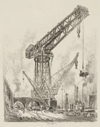 Travail de guerre anglais : Fabriqué en Allemagne, la grande grue