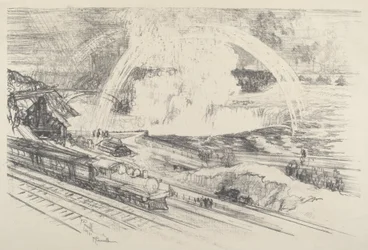 Station des chutes, Niagara, 1910