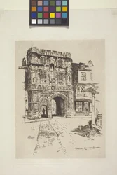 Porte, cathédrale de Canterbury