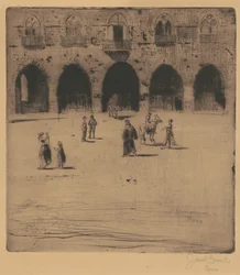 Plazza del Comune, Pistoia, 1883