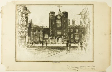 Palais de Saint-Jacques, depuis la rue Saint-Jacques