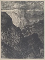 Tempête dans le Grand Canyon