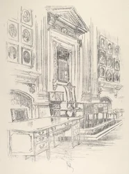 Table et chaise, salle des signataires, Independence Hall