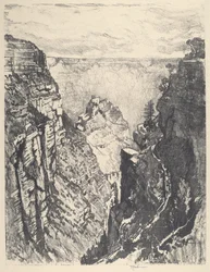 Le sentier Bright Angel, 1912