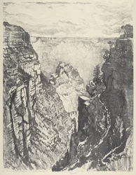 Le sentier Bright Angel, 1912