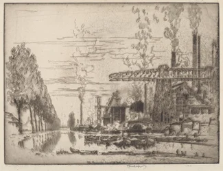 Le canal de Bruxelles, un Hobbema moderne