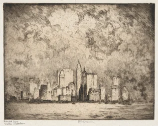 La ville en 1915